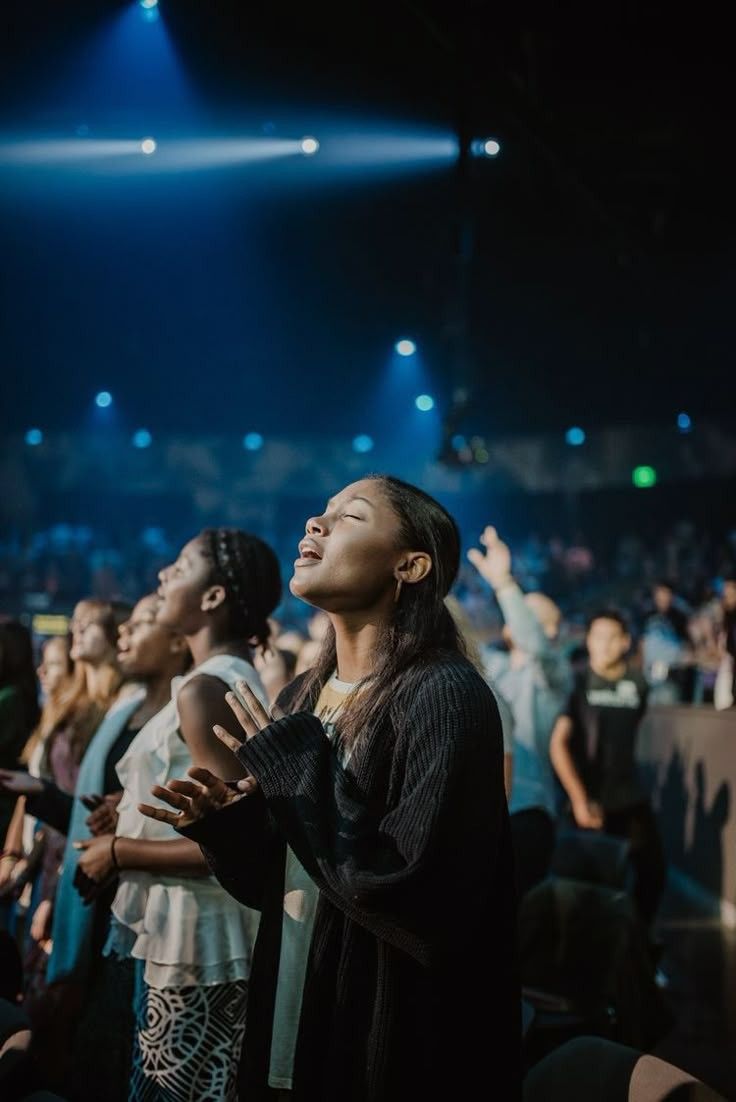 Our community worshipping together